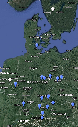 Seminarorte in Deutschland und Österreich zu Wunder der Lebenskraft